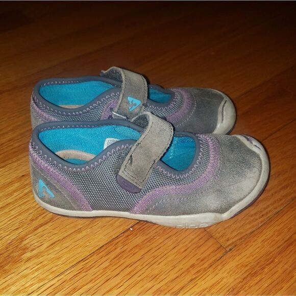 Plae Emme Silver leather flats - Picture 1 of 7